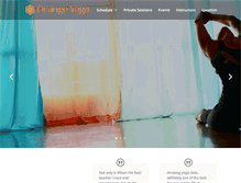 Tablet Screenshot of orangeyogaabq.com